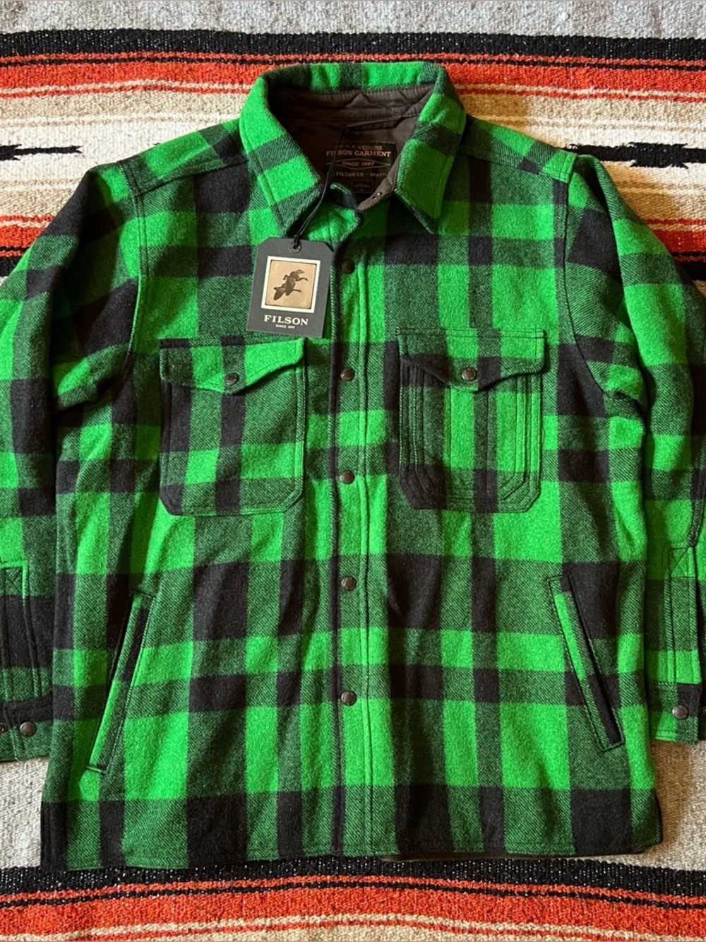 Filson "Acid Plaid" Mackinaw Wool Jac Shirt | Rare Limited Edition